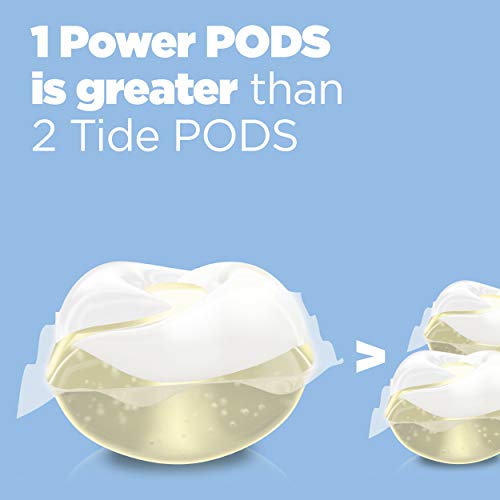 Tide Hygienic Clean Heavy Duty 10x Free Power Pods Liquid Laundry Detergent, White, Unscented, 41 Count