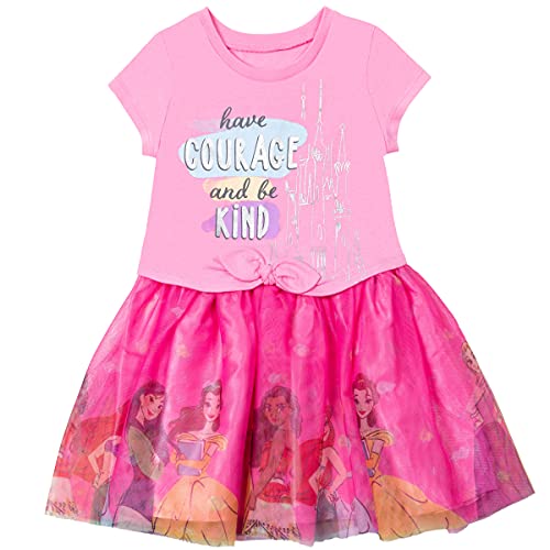 Disney Princess Tutu Dress with Rapunzel Moana Ariel Cinderella Mulan Belle