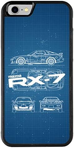 Mazda RX7 Blueprint Phone Case (iPhone 7+/8+)