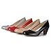 Brinley Co. Womens Patent Comfort Fit Classic Pumps