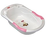 Luvlap Baby Bubble Bathtub with Anti Slip (Pink)