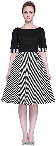 Heroecol Vintage 1950s 50s Dress Style Retro Rockabiily Cocktail