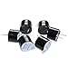 ToToT 6PCS Black 5V Electromagnetic Active Buzzer Continous Beep Continuously Alarm Tone Mini Active Piezo Buzzers Fit for Computers Printers Electronic Components