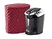 Covermates Keepsakes â€“ Coffee Maker Cover â€“ Dust Protection - Stain Resistant - Washable â€“ Appliance Cover, Red