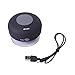 Bluetooth Shower Speaker, Water Resistant, Hands Free Portable Speakerphone with Built-in Mic, 6 Hours of Playtime, Bluetooth 3.0, Control Buttons and Dedicated Suction Cup for Showers, Bathroom, Pool, Boat, Car, Beach, and Outdoor Use (Yellow)