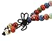 Women Men Multi Color Porcelain Elastic Tibetan Buddhist 108 Worry Prayer Beads Mala Bracelet Necklace (Eternity Knot)