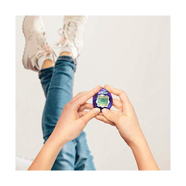 TAMAGOTCHI 42815 Original Galaxy-Feed, Care, Nurture-Virtual Pet with Chain for on The go Play