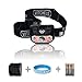 Brightest & Best Waterproof Red Led Headlamp Flashlight for Hunting Running Camping Fishing Reading - Lightweight Headlights with Long Battery Life Included Adjustable Beam Easy to Use (Black)