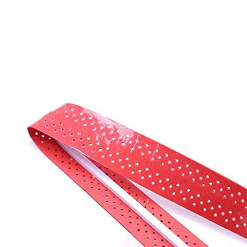huanban072 Badminton Racket Grip Tape Tennis Handle Absorbent Pad Soft Anti-Slip Overgrip Breathable Holes Grip Tape (Black) - Thumbnail 7