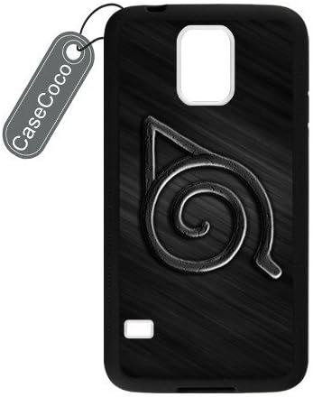 CASECOCO(TM) Favorite Japanese Anime Naruto Samsung Galaxy S5 Case - Protective Hard Back / Black Rubber Sides Case for Samsung Galaxy S5