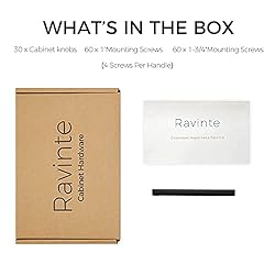 Ravinte 30 Pack Solid 3-3/4 Inch Center to