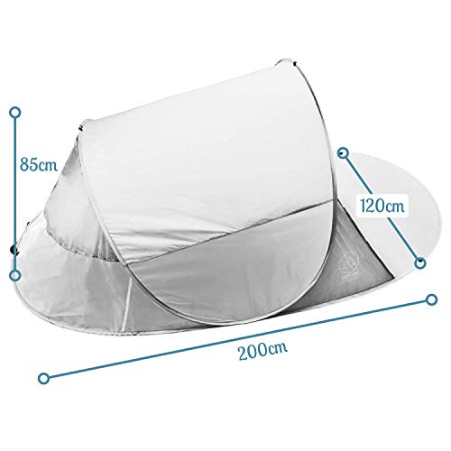CANYON CRUISE Strandschelp Pop Up Strandtent Windscherm aan het Strand Werptent Bliksemsnelle Zelfopzettende Zonnezeil… - Image 4