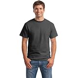 Hanes Men's 2-Pack Pocket T-Shirts – Soft Short Sleeve Tees In Charcoal Heather, Comfort & Value
