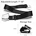 Airplane Seat Belt Extender, 7-32 inch Adjustable Portable Airline Seatbelt Extender, Fits All Airlines EXCEPT Southwest (Black)