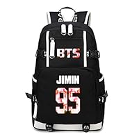 JUSTGOGO KPOP BTS Bangtan Boys Backpack Daypack Shoulder Bag School Bag Bookbag