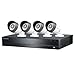 Samsung Techwin 4 Channel HD Security System, 1TB HDD, 4 720P Weatherproof Bullet Cameras, 82' Night Vision