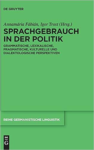 Sprachgebrauch In Der Politik Annamaria Fabian Igor Trost