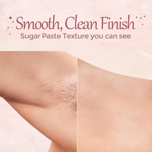 Strong sugar paste - hair removal sugaring for smooth skin - hypoallergenic & for sensitive skin - removes hair from 5mm - 600g