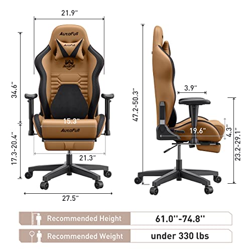 AutoFull C3 Gaming Chair Ergonomic Office Chair with 3D Bionic Lumbar