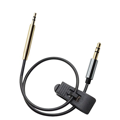 Wireless Conversion Kit Short Cable for Bose SoundTrue II Around-Ear QC25 OE2 Audio-Technica Sennheiser Headphones/Bluetooth Adapter Cable/Bluetooth Receiver Connection Cable