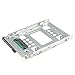 DSLRKIT 2.5" SSD SAS to 3.5" SATA Hard Disk Drive HDD Adapter Caddy Tray Hot Swap Plug primary