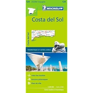 COSTA DEL SOL 11124 CARTE ZOOM MICHELIN KAART