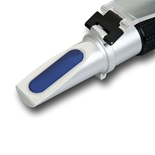 Refractometer, RISEPRO Antifreeze/Battery Fluid Refractometer with Automatic Temperature Compensation (ATC), RZ-115