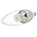 6W B35 Dimmable LED Candelabra Bulb, 60W Incandescent Bulb Equivalent Daylight White 5000K, E12 Candelabra Base LED Bulb, 600 Lumens Bullet Shape LED Candle Light Bulb, Pack of 1, by BIPEE