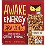 Awake Energy Granola Bars Cinnamon Bun 6oz Box