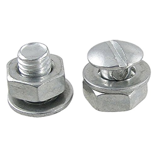 SODIAL(R) Bicycle Repairing 5.5mm Threaded Brake Anchor Bolts 10 Pcs,Silver