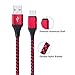 Charger Cable, Ailkin 4-Pack 10Ft Braided Nylon High Speed USB 2.0 A Male to Micro B Data Sync & Charger Cord Compatible with Samsung Galaxy S6, S7 Edge, Note5, LG, HTC, Motorola, and More