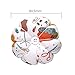 eZAKKA Pin Cushions for Sewing, Wrist Pin Cushion Cute Sewing Pin Holder Needle Pincushions (Sewing Necessities Pattern White)