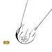Disney Star Wars Officially Licensed Women's Stainless Steel Jedi Order CZ Necklace