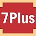 RANVOO iPhone 7 Plus Case, Slim Fit Thin Hard Stylish Cover 3 in 1 Detachable Case, Red [Clip-ON Series]