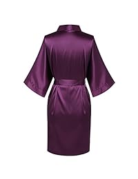 Goodmansam Bata corta simple tipo kimono para dama, para damas de honor en la fiesta de bodas.