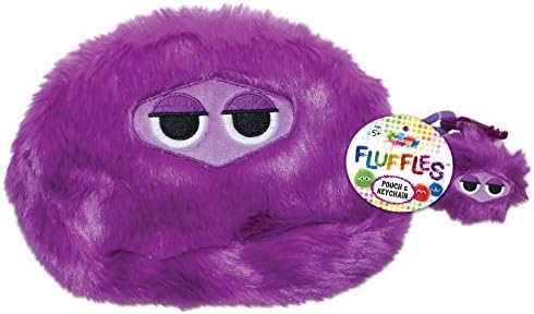 Fluffles Purple Pencil Pouch and Keychain, 2 pc. Set (635-0)