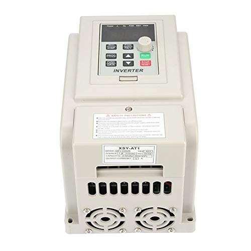 Jadeshay Single Phase Frequency Drive 2.2KW Speed Controller 220V Single Phase Input 220V Three Phase Output for Water Pump and Motor with Overheating and Overload Protection
