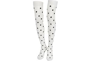 Over Knee Thigh High Socks for Women Polka Dot Stockings Fashion High Long Socks