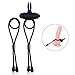 Utimi Silicone Rabbit Cock Rings Vibrator Set (2 Strings and 1 Bullet Vibrator)