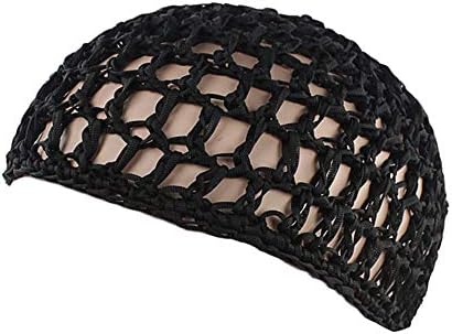 SPDD Women's Mesh Crochet Hair Net Crochet Cap Handmade Hairnet
