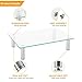 5Rcom Computer Monitor Stand Clear Tempered Glass Laptop Riser,Multi Desktop Stand with Height Adjustable Legs for Flat Screen LCD LED TV, Laptop/Notebookthumb 3