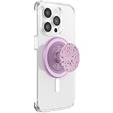 PopSockets Phone Grip for MagSafe, Magnetic Holder, Phone Stand, Cute Pink - Circus Regrind Sugar Plum