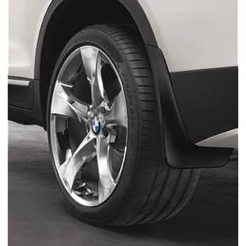 Amazon.com: BMW X3 F25 Genuine Factory OEM 82162156540 Rear Mud Flaps Year 2011 and later ...