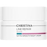 -CHRISTINA- Line Repair Satin Smooth Night Cream | Pore Minimizer Formula Night Face Cream | Rejuvenate, Nourish, and Hydrate Your Skin | Suitable for Fat, Combination, Normal Skin 50ml / 1.7 fl.oz