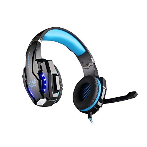 Desxz PC Gaming Headset for PS4 Xbox with Stereo USB LED