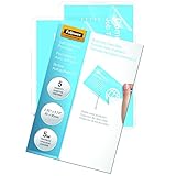 Fellowes Laminating Sheets, Self Adhesive, Business Card Size, 5 Mil, 5 Pack (5220101)