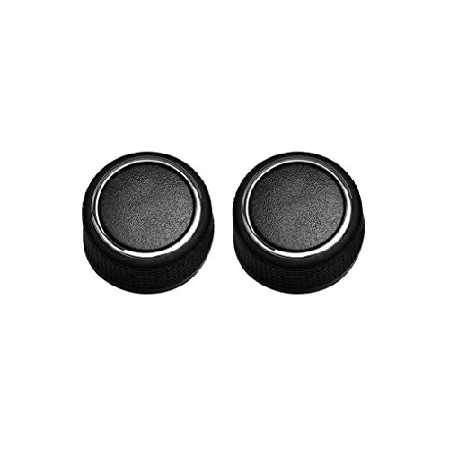 Pair Rear Audio Control Knobs For GM Trucks & SUVs – Fits Escalade, Tahoe, Enclave, Silverado, Sierra