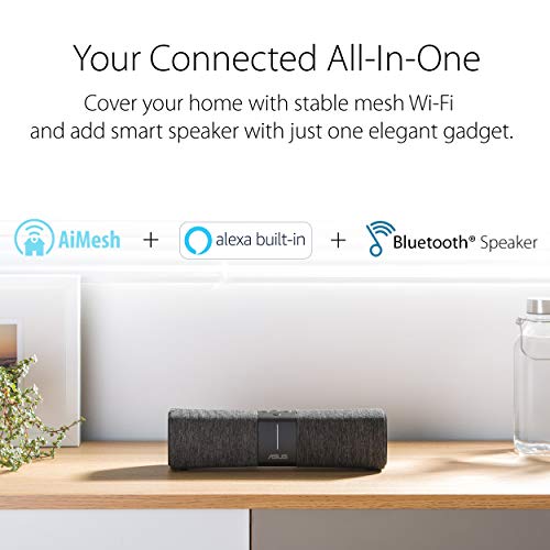 ASUS-Lyra-Voice-All-In-One-Smart-Voice-Router--AC2200-Tri-Band-Mesh-WiFi-Router-and-Bluetooth-speaker-with-AiMesh-support-and-Amazon-Alexa-Built-in