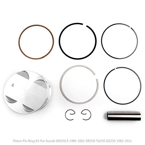 Artudatech Piston Ring Kit +0.50mm For Suzuki DR250 GN250 1982-2001 Bore Size 72.50mm