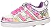Heelys Girls' Bolt Plus x2 Sneaker, White/Silver/Rainbow, 2 M US Little Kid